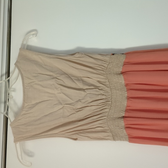 Flying Tomato Pink Maxi Sundress V-Neck Sleeveless - Picture 4 of 5